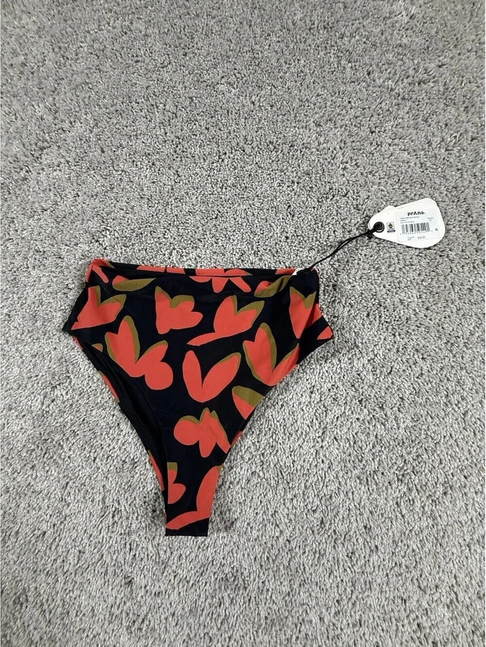 NWT Prana Lahari High Rise Bottom Size XS Rose Fire Indo Disco